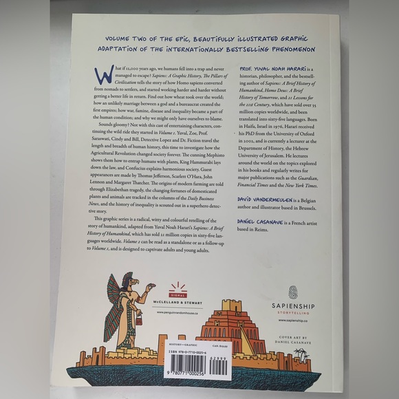 Sapiens The Pillars of Civilization Yuval Noah Harari book - Picture 2 of 2